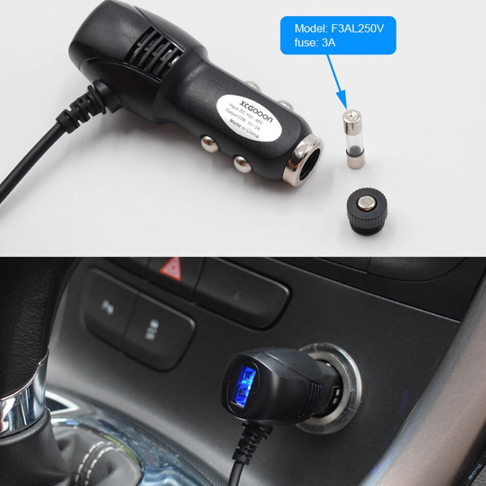 Car Ciga Light Charger Adapter Cable 12V 24V to 5V Power Inverter Converter Micro Mini USB for GPS Tablet Phone PDA DVR Recorder