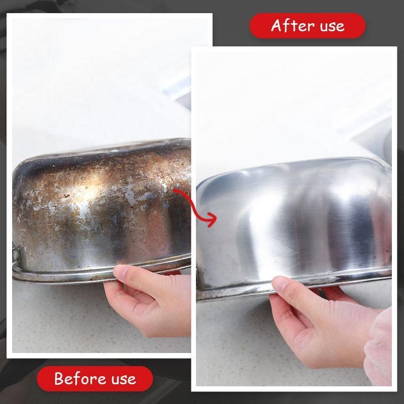 Esponja de limpieza mágica multifuncional, cepillo para eliminar la suciedad, olla de cocina, eliminación de óxido, limpiador, borrador de esponja