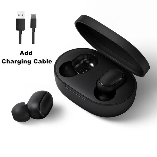 Xiaomi Redmi AirDots S Bluetooth 5.0 Wireless Earphone TWS Left Right Low Lag Mode Bluetooth 5.0 Noise reduction Headset: Add Cable