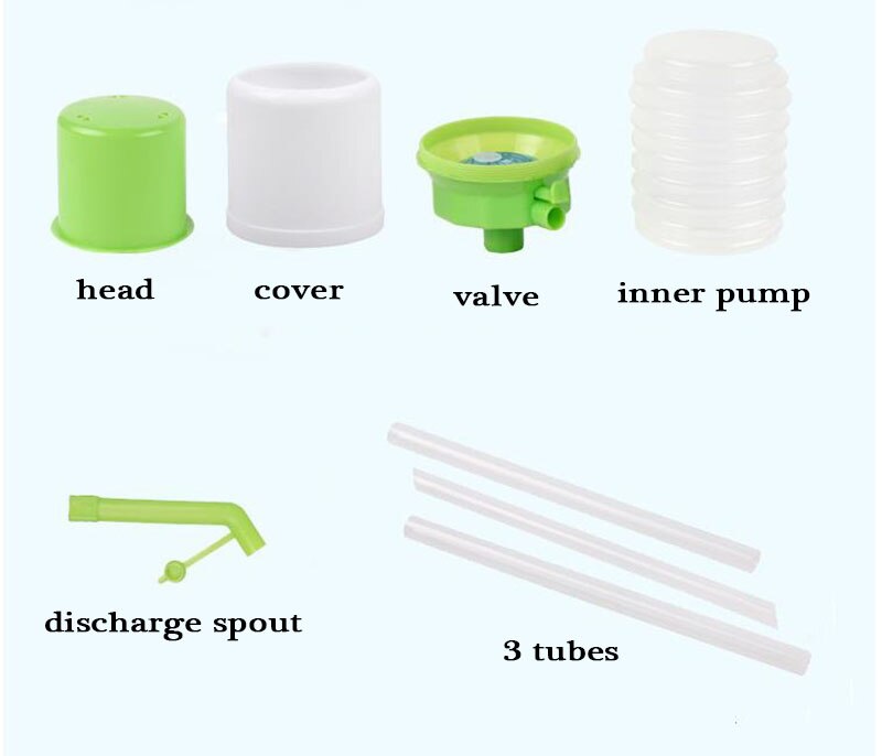 5 gallons manuel bouteille eau potable pompe distributeur main presse pièces en plastique robinet maison dispositif en plein air camping dispensador de agua