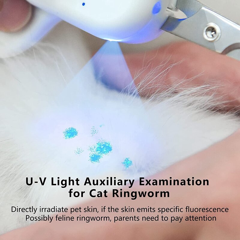 Tagliaunghie per animali domestici tagliaunghie per animali domestici per cani e gatti con luce a LED con tagliaunghie per animali domestici con protezione di sicurezza