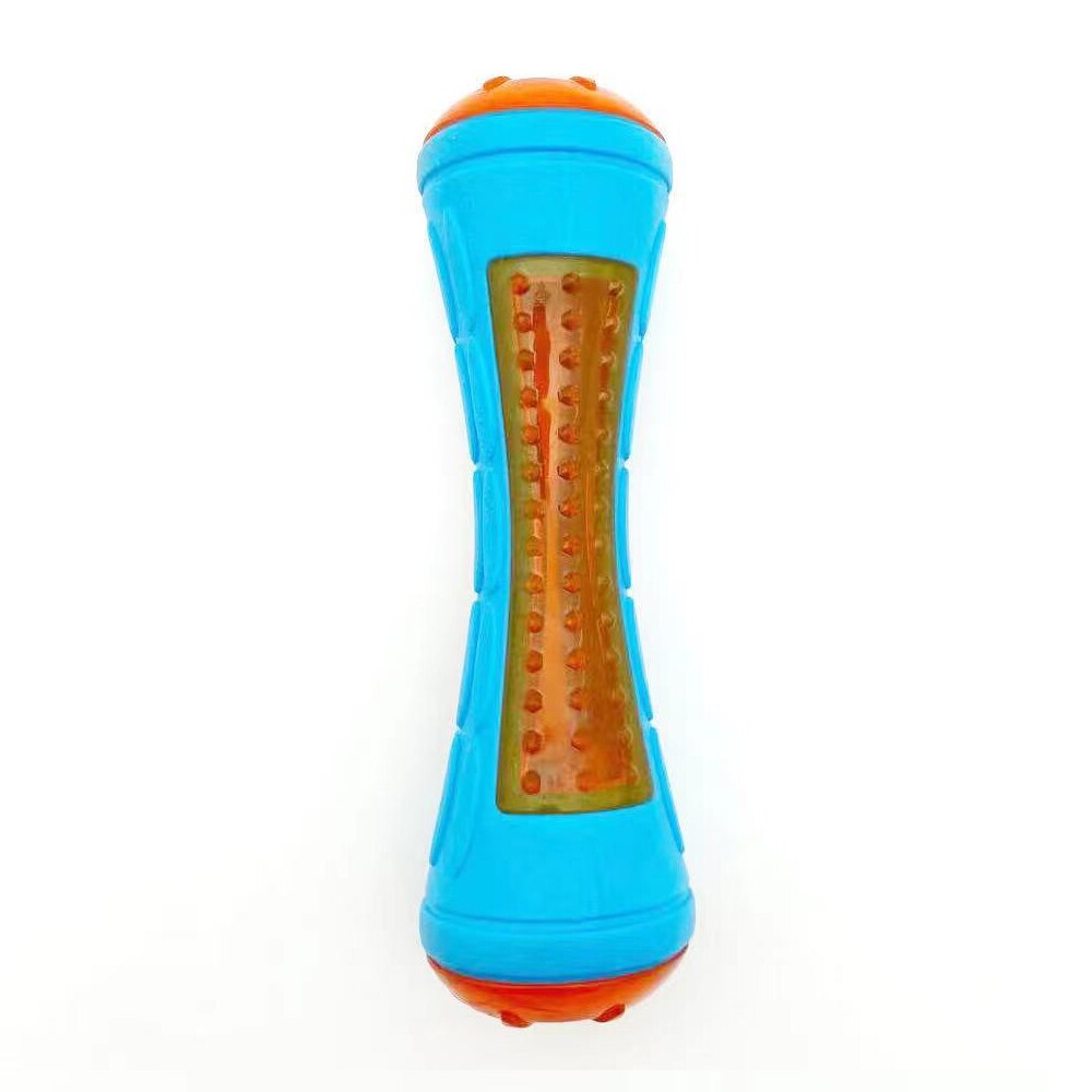 Chewing Big Dog Toys Rubber Bite Resistant Squeaky Training Playing Toy Interactive Dog Toys for Large Medium Dogs Teeth Clea: Stick Toy
