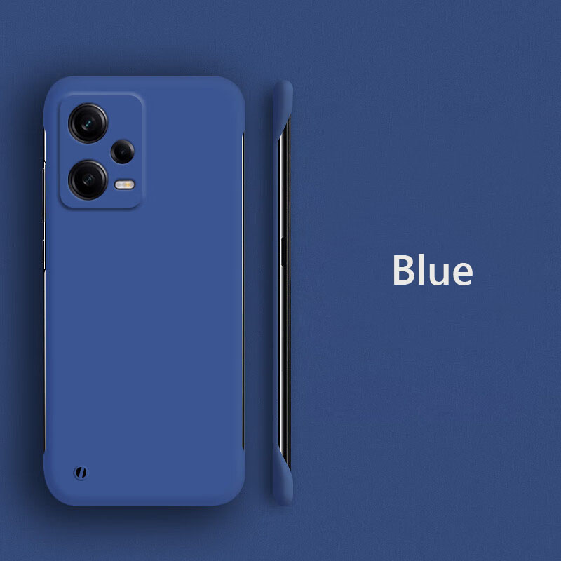 Ramlöst, smalt, matt, hårt pc-bakstycke till xiaomi redmi note 12 pro plus turbo note 12 pro plus +5g, stötsäkert fodral: Bomull / Ljusgrön