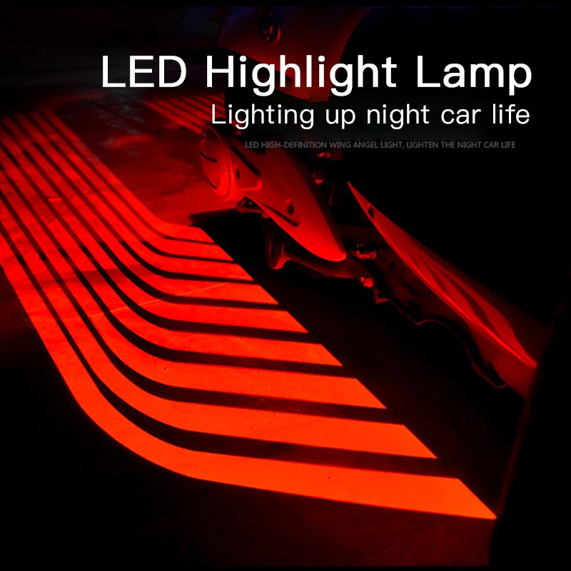 Luz LED decorativa para motocicleta, iluminación de 4 colores, 5W, 7000K, 2 uds.