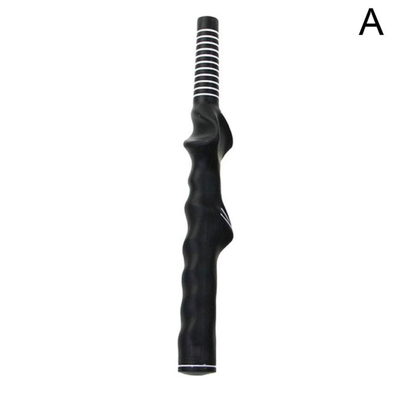 1 PC Portable Golf Swing Trainer Training Grip Standard Teaching Aid Right-Handed Practice Aids For Right Left Hand Golfer Golf: black