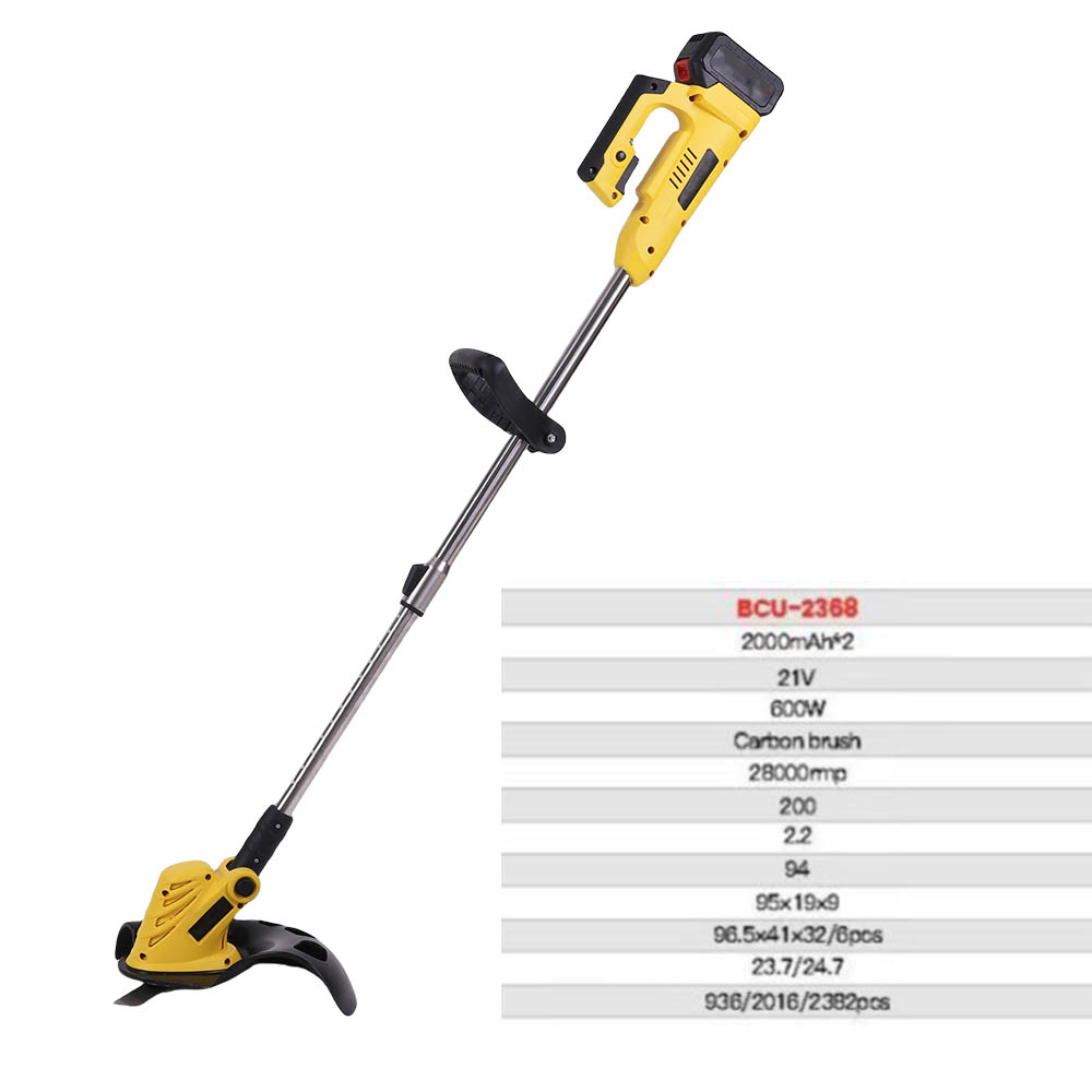 Apto para dewalt 20v motor elétrico sem escova cortador sem fio capinador doméstico recarregável para jardim gramado aparar ferramentas de poda