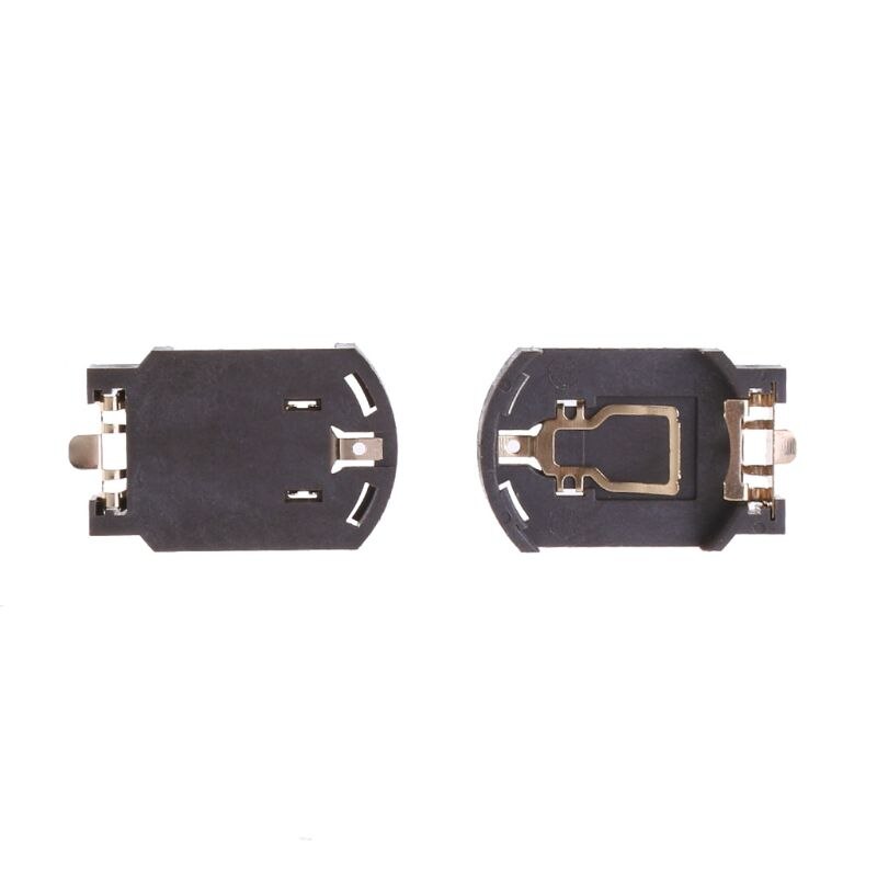 20 stk plasthus  cr2032 smd knapcelle batteri fatning holder fatning kuffert