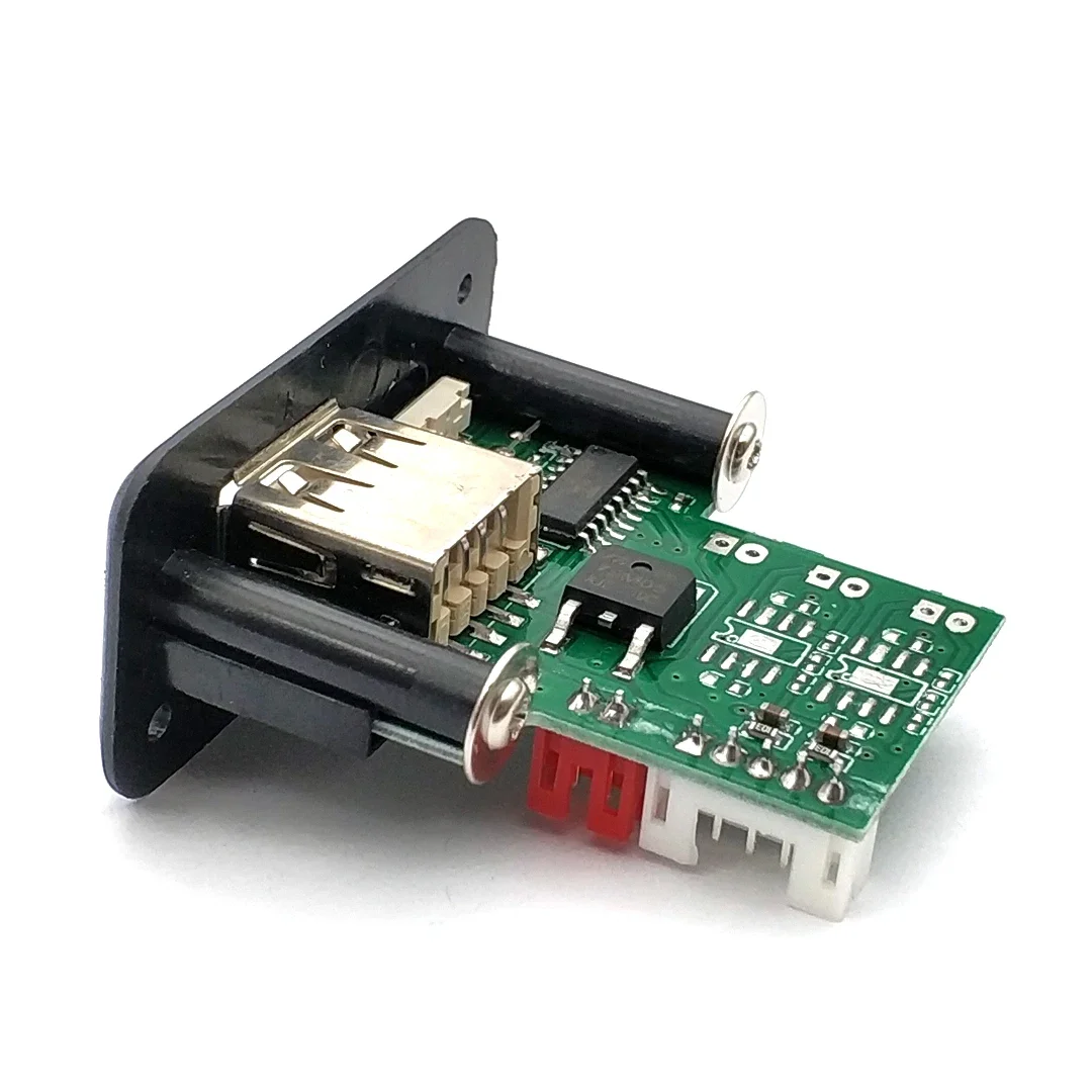 (Zonder Afstandsbediening) 5V 12V Mp3 Wma Decoder Board Car Audio Usb Tf Module Mp3 Speler Versterker Board: Blauw