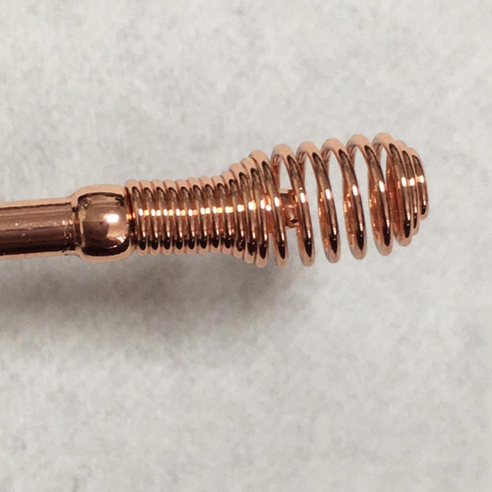 Cure-oreille de Massage en spirale à 360 °, nettoyeur de conduit auditif, en acier inoxydable, Flexible, outils de soins