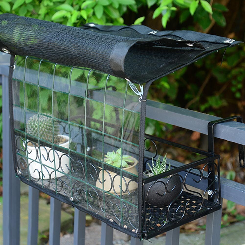 Balcony Flower Pot Awning Rainproof Canopy Plant Shelter Canopy Outdoor Mini Greenhouse Flower Plant Gardening Winter Shelter