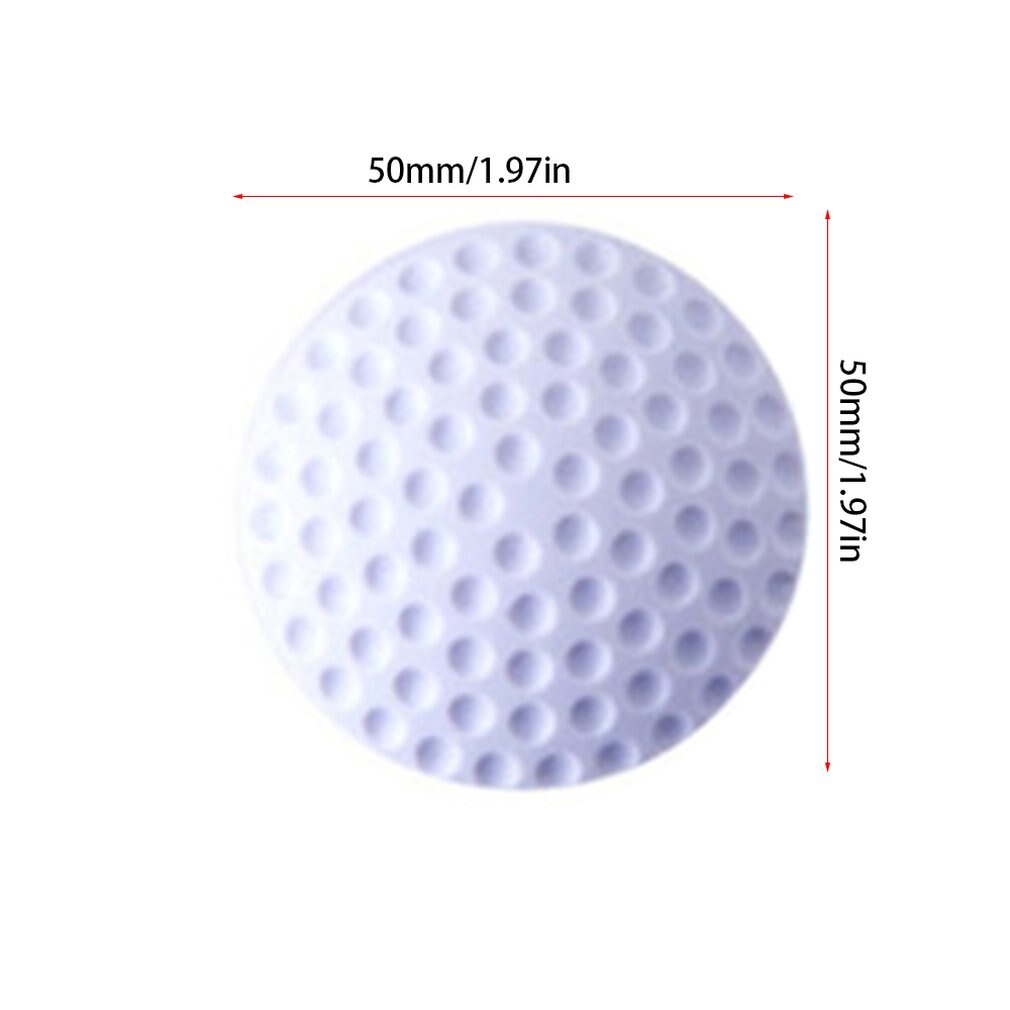 Beskyttende vægfortykkelse mute dørstick golf styling gummi fender håndtag låsepude hjem wallsticker med støjreduktion