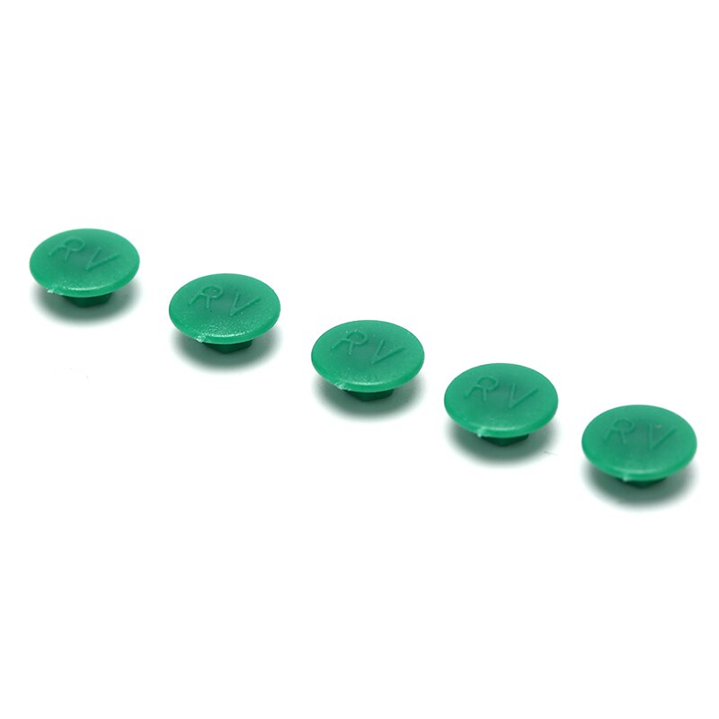 5 pièces poignée de vélo bouchon à vis capuchon en plastique M5 accessoires d'équitation adapté pour VTT vélo de route vélo pliant: green