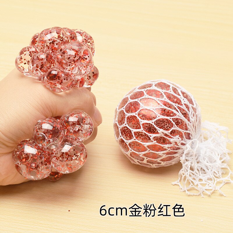 Foam Slow Rebound Ball Vent Decompression Ball Birthday Funny Tricky Game Slow Rebound Relief Pressure Ball: D