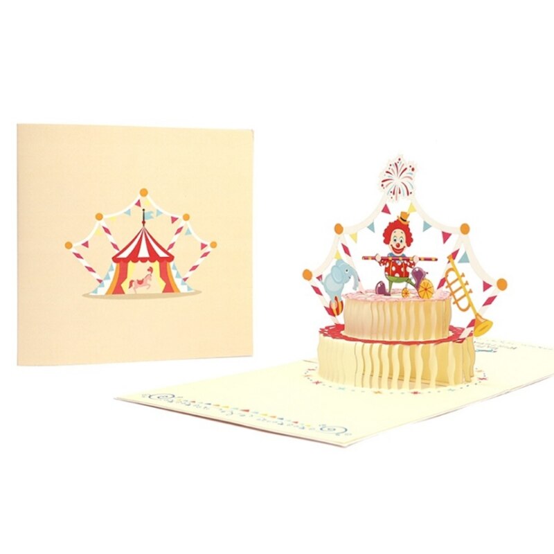 Funny 3D Pop Up Cards Valentine Lover Happy Birthday Anniversary Greeting Cards W229
