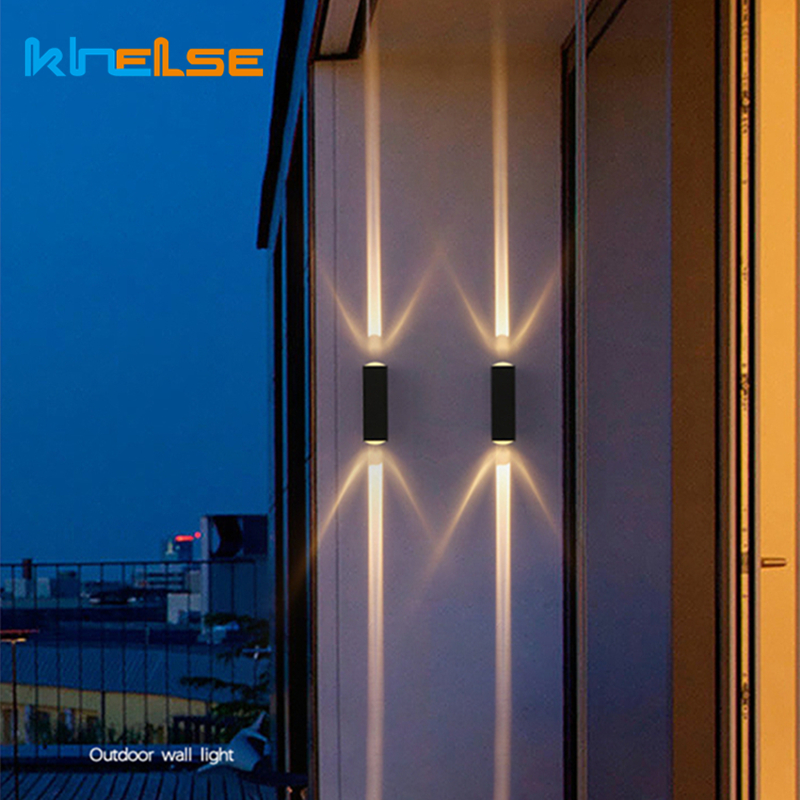 6W 10W 20W Outdoor Led Wandlampen Up En Down Smalle Beam Cob Aluminium Wandkandelaars Veranda licht Tuin Waterdicht Spotlight