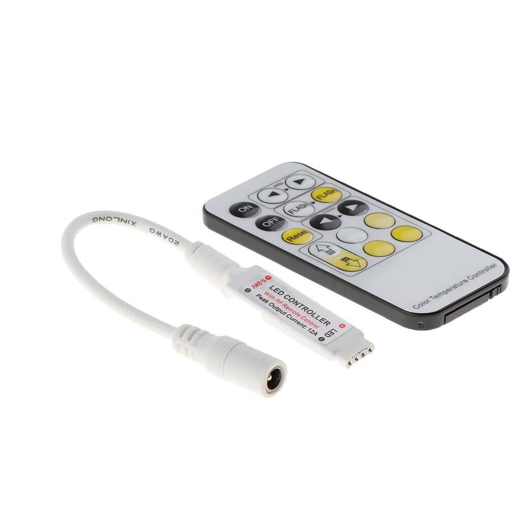 Mini Draadloze 15 Key Infrarood Ir Dimmer Controller Voor Led