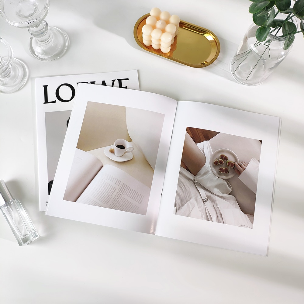 Vintage Tijdschrift Foto Album Voor Ins Fotografie Achtergrond Versiering Studio Foto Schieten Achtergronden Prop Accessoires