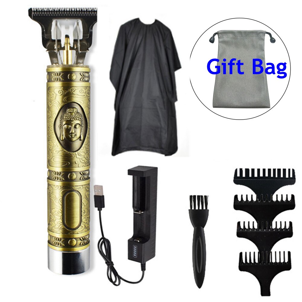 Close-Snijden Digitale Kapper Elektrische Tondeuse Professionele Kapper Mannen Tondeuse 0Mm T-Blade Baard tondeuse: Type 05