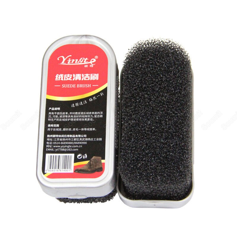 Cepillo de limpieza de ante para zapatos, elimina la suciedad, botas de ante, bolsas de terciopelo nobuk, cepillo para los zapatos de cuero, herramientas de pulido para el cuidado del calzado