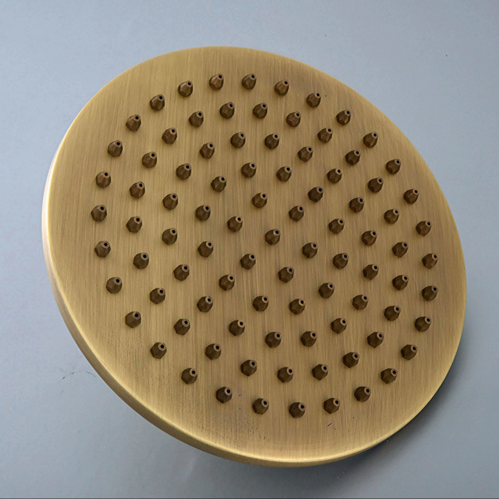 Antique Brass Round Showerhead Rainfall Shower Head Bathroom Rain Shower Faucet Head Ksd241