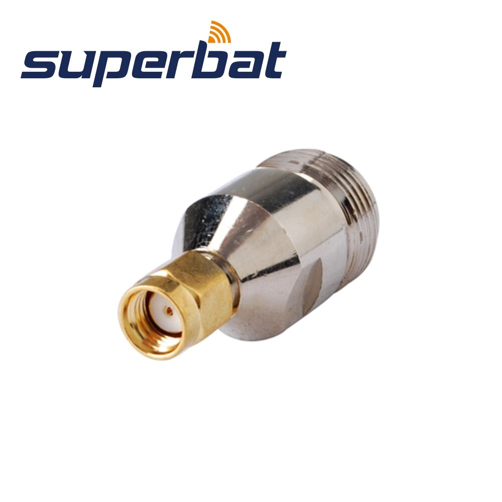 Superbat SMA-N Adapter RP-SMA Plug(female pin) to N Jack Straight RF Coaxial Connector