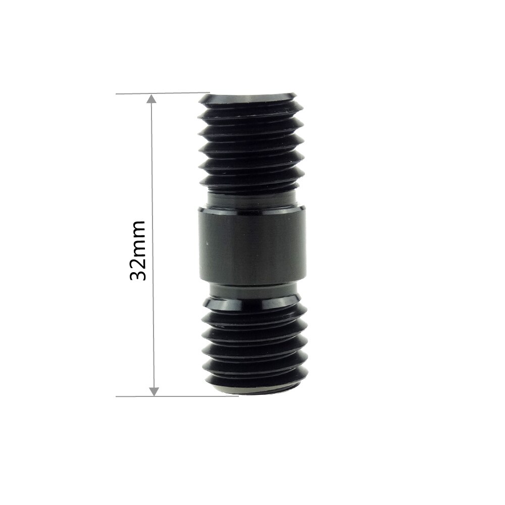 MAGICRIG – plate-forme de connecteur de tige en alliage d&#39;aluminium avec filetage M12 aux deux extrémités pour caméra DSLR, tiges de Rail de 15mm (paquet de 2) - Y706