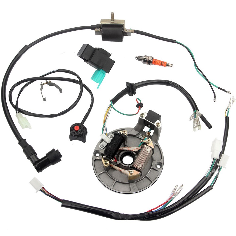 Stator magnétique pour faisceau de câbles 50 70 125cc 110, bobine d'allumage de moto, pièces de bobine d'allumage