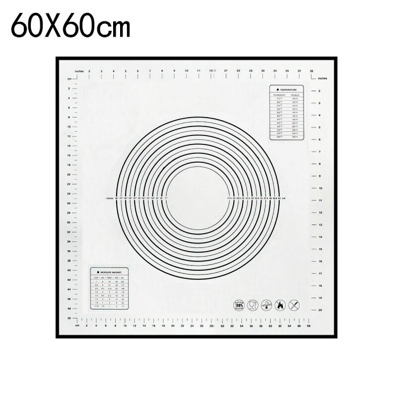 60*40CM Nicht-Stick Silikon Back Matte Pad Backen Blatt Glas Faser Roll Teig Matte Cookie Macaron backen Matte Gebäck Werkzeuge 15: G224709A