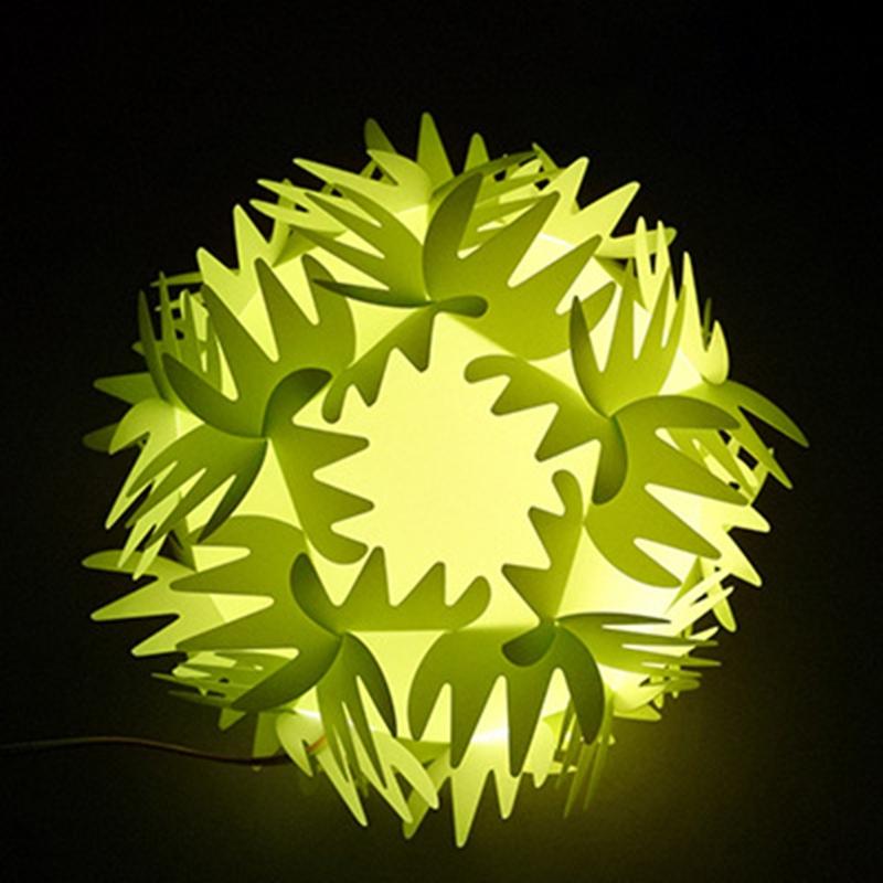 Linternas portátiles hechas a mano para niños, Kits de luces LED de juguete para guardería: Green