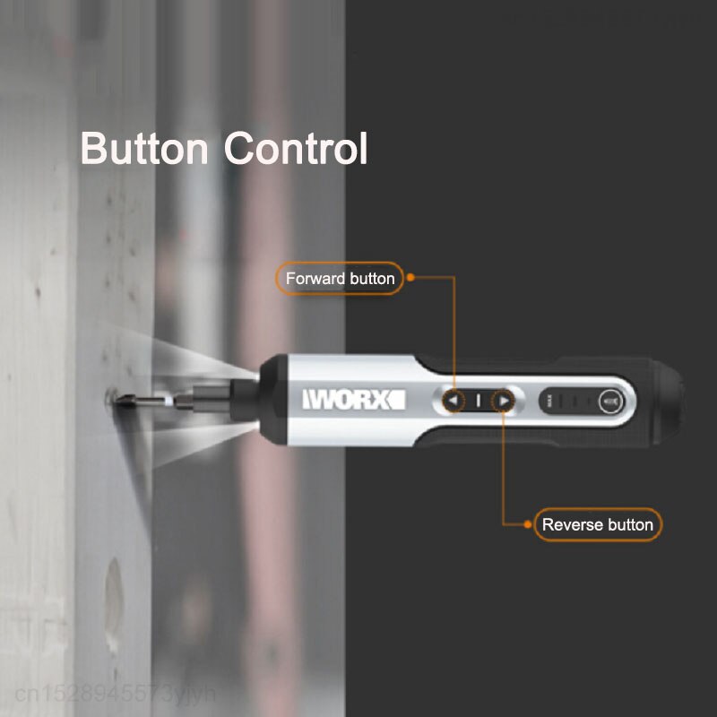 Xiaomi-Mini destornillador eléctrico Worx WX240.1, 4V, inalámbrico, inteligente, recargable por USB, mango con 28 juegos