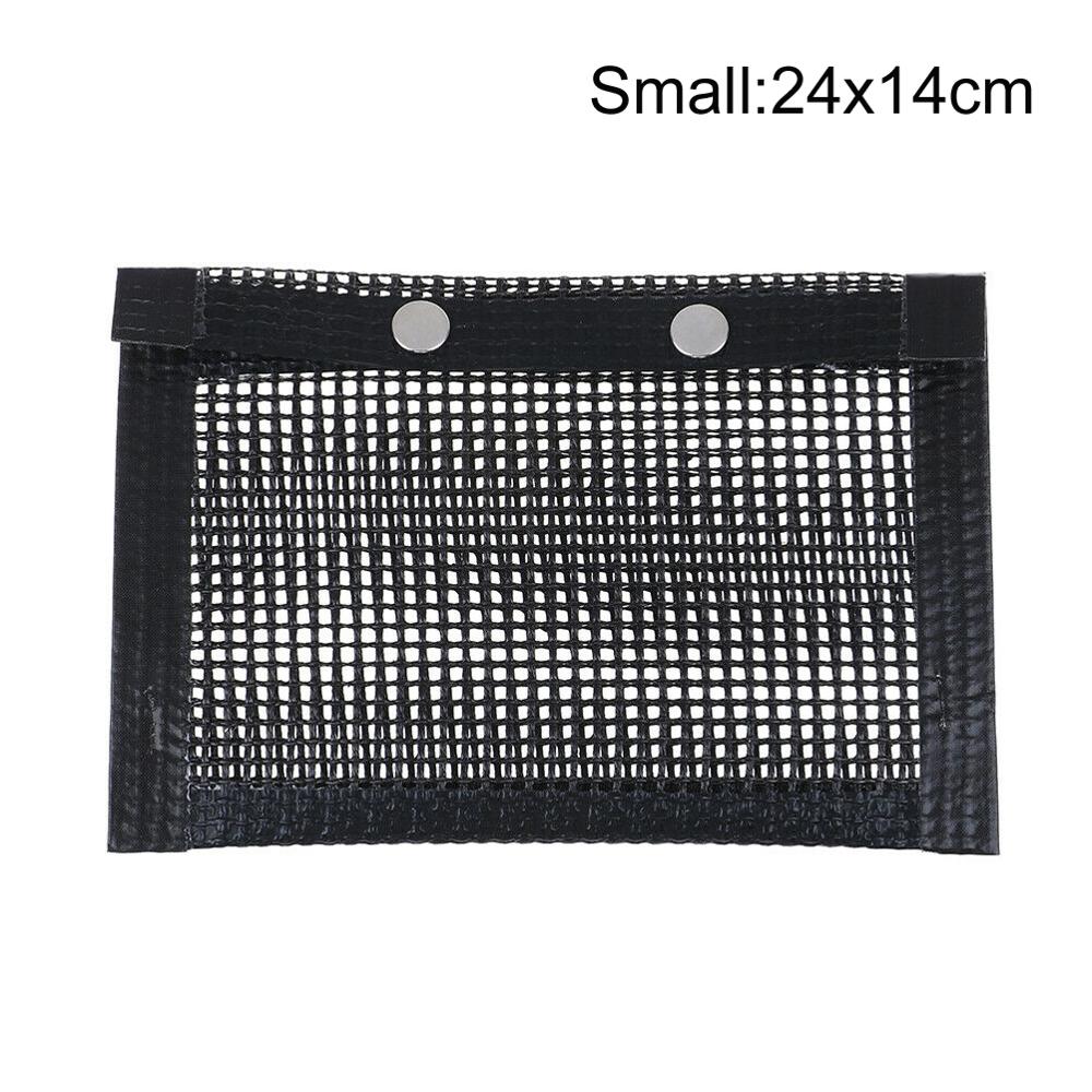 Bolsa de malla antiadherente para parrilla, herramienta de Picnic al aire libre, reutilizable, fácil de limpiar, para barbacoa, pescado, hamburguesa, horneado de oro, barbacoa portátil Gril: S
