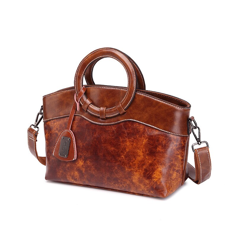 Vintage tas voor dames, leren handtassen, retro crossbody tassen voor dames, schoudertas, zwarte handtas, bolso mujer  xd11