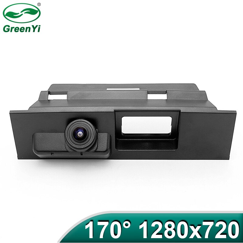 Mccd 1280*720P Voertuig Fisheye Lens Auto Achteruitrijcamera Kofferbak Handvat Schakelaar Camera Voor Ford Mondeo