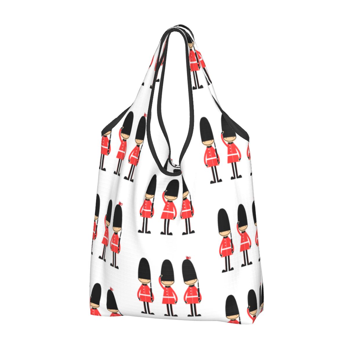 Aangepaste Britse vlag Londen rode bus auto boodschappentas mode shopper Tote schoudertassen draagbare handtas met grote capaciteit: CORAL