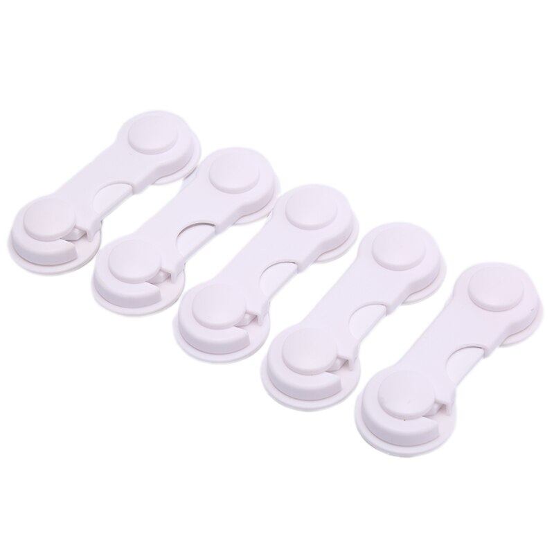 5Pcs/lot Baby Kids Safety Lock Protector Kitchen Cabinet Door Drawer Cupboard Catch: 3