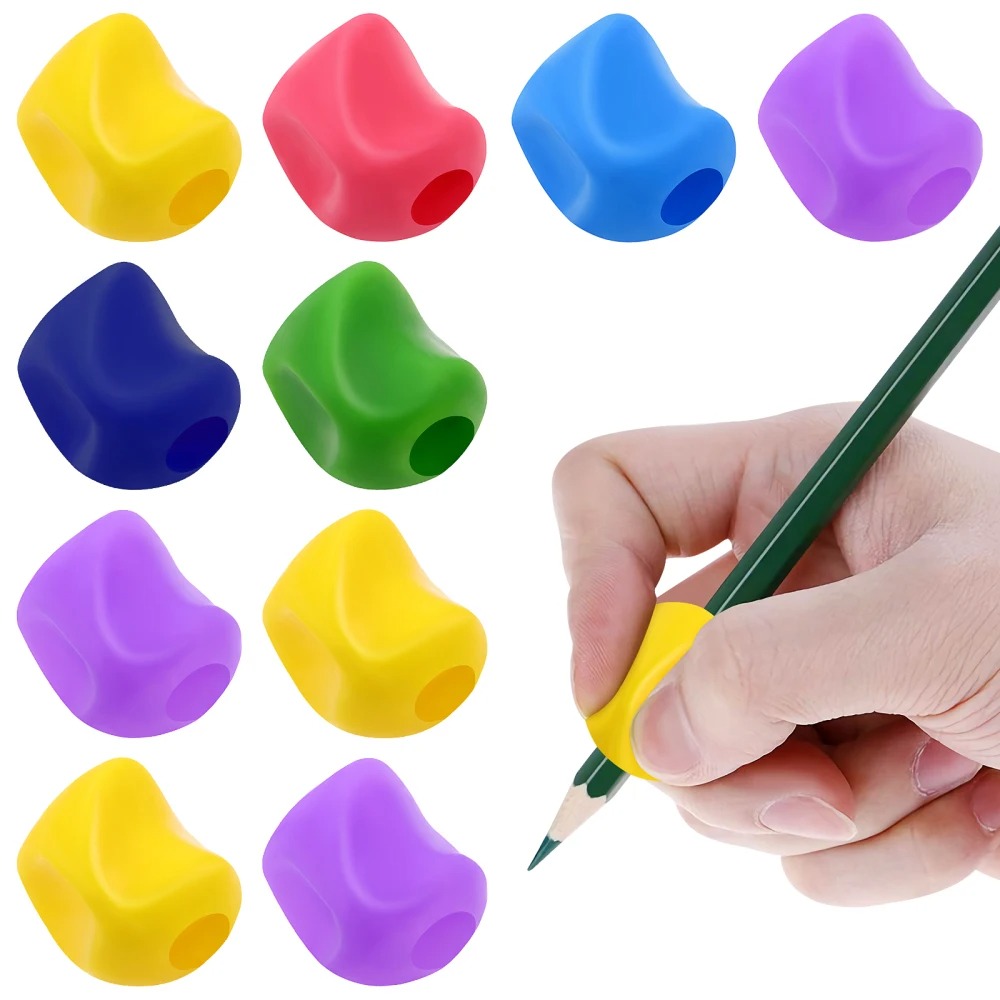 5/10pcs Porte-crayon spécial Aide à l'écriture Ergonomique Correcteur d'écriture pour enfants Porte-crayon de correction d'écriture