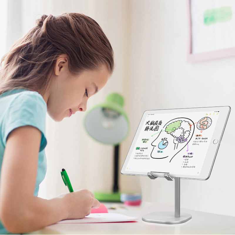 Alliage d'aluminium téléphone portable bureau debout universel paresseux support tablette rétractable diffusion en direct poursuite drame artefact