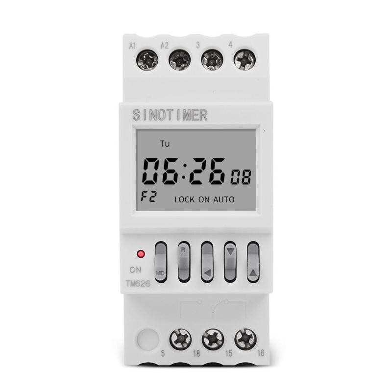 2 Channels Separate Time Control Output 7 Days Programmable Timer Clock Switch Nov.21