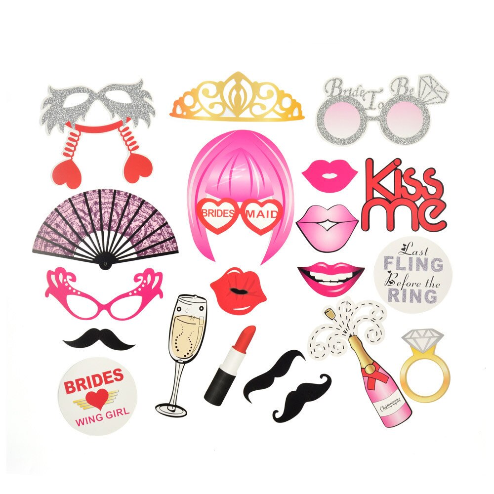 Fun Wedding Photo Booth Props Party Decorations Funny Mask Birthday Party Props for Photography DIY Graduation Hand Props: The queen set