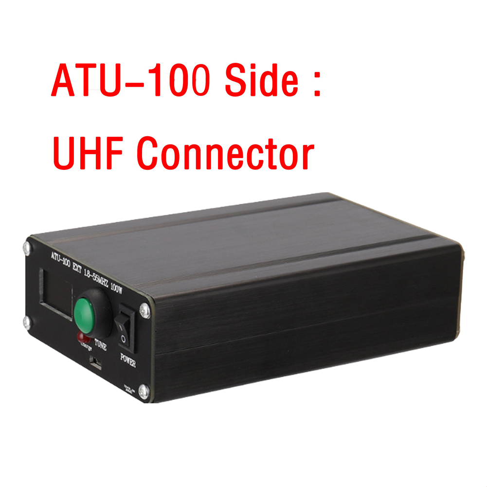 Mini sintonizzatore automatico per antenna da 1,8-50 MHz Display OLED da 0,91 pollici di N7DDC 7x7 3.2 Firmware programmato con alloggiamento in metallo assemblato