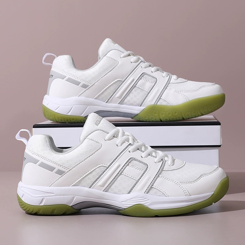 Badmintonschoenen voor dames en heren, lichtgewicht antislip indoorschoenen, pickleballschoenen, tafeltennisschoenen en volleybalschoenen.: Grijs / 45