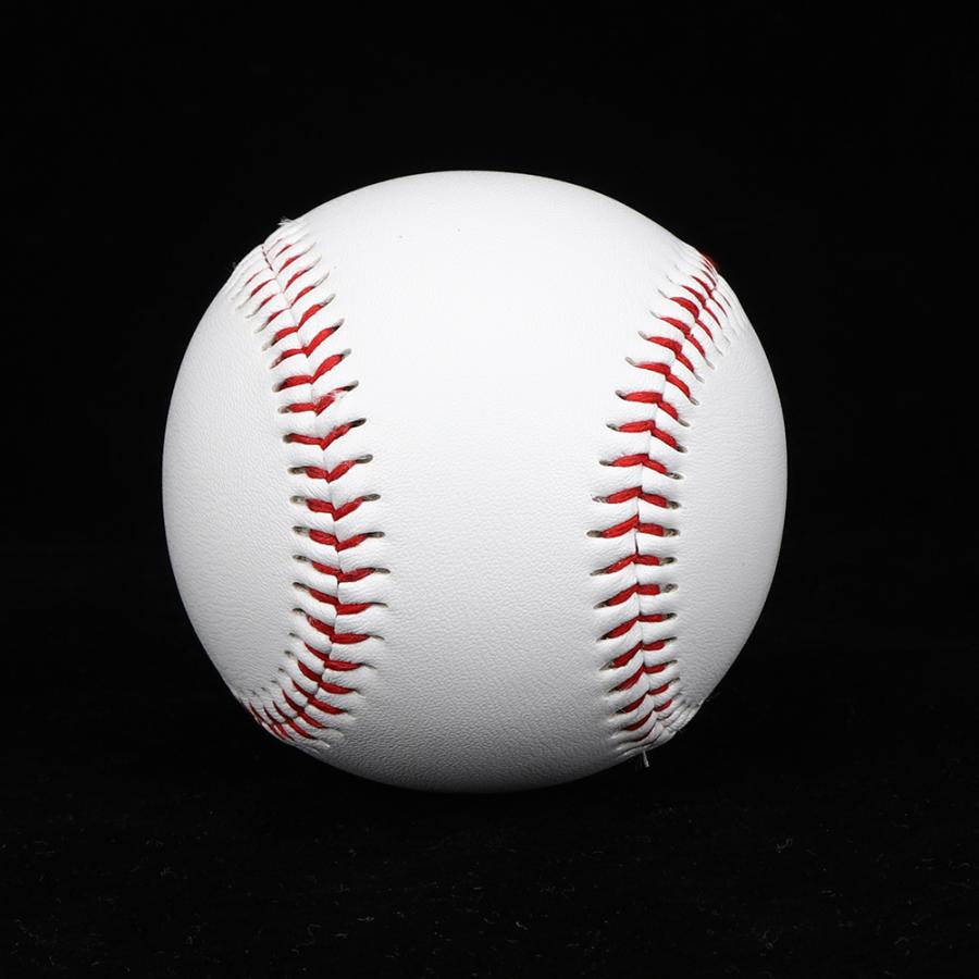 2Pcs Soft Baseballs 9" Handmade Baseball PU Elastic Wear Resistant Base Ball Softball Ball Training Exercise Baseball Balls