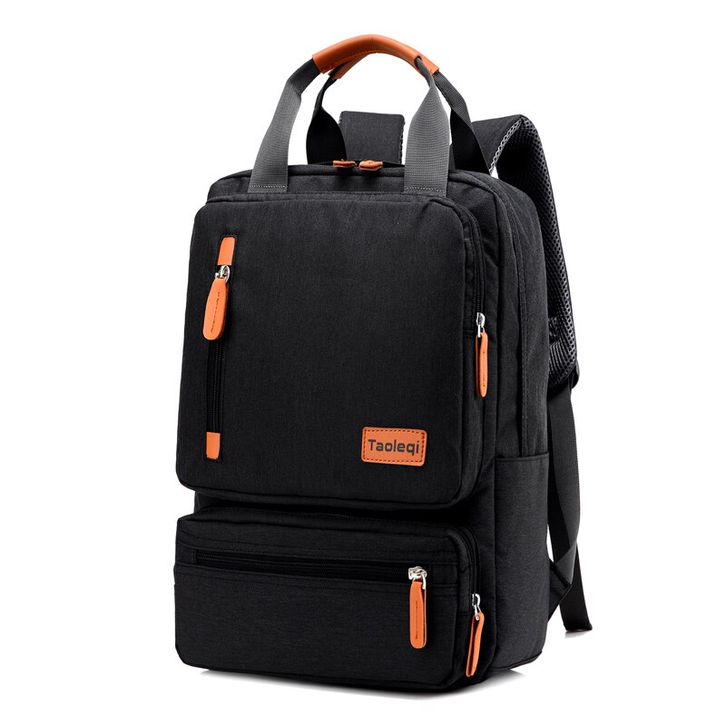 IKEMARTI Men Anti Theft Backpack 14/15.6 Inch Laptop Usb Charging Multifunction Backpacks Waterproof School Business Travel Bags: 031 black