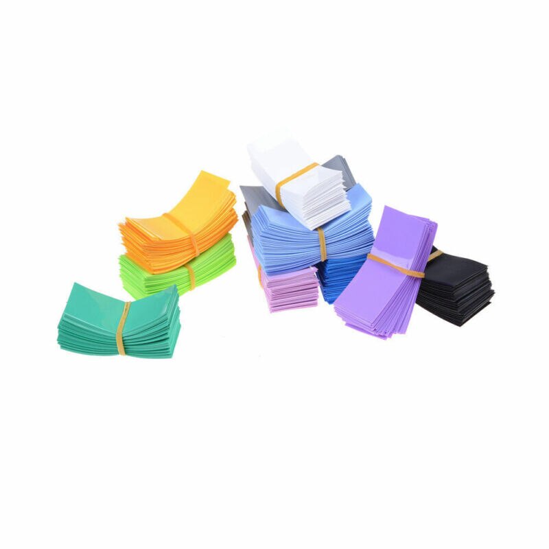 100 stück 18650 batterie verpackung PVC schrumpfen schläuche Vorgeschnittenen Vorgeschnittenen ZP