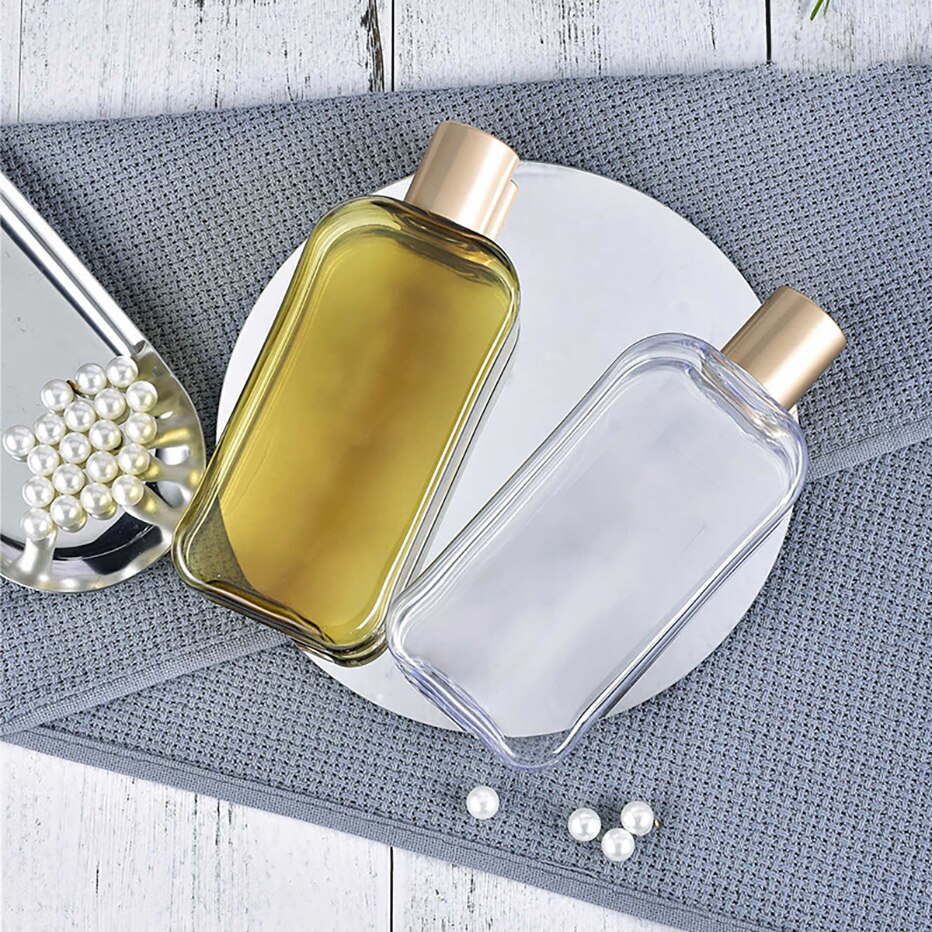 250/350Ml Vierkante Vorm Zeep Hervulbare Fles Handpers Lege Reizen Draagbare Dispenser Olie Douchegel Lotion Opslag fles