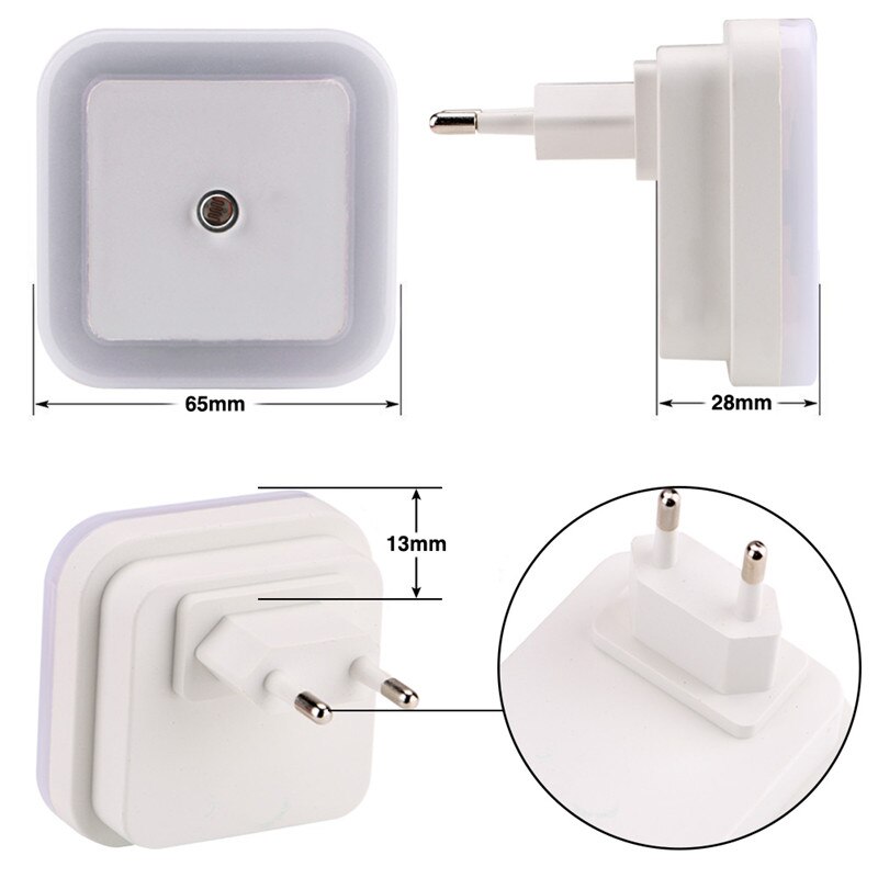 Muur Nacht Lamp Licht Sensor Controle Inductie Energiebesparende Slapen Nachtlampje 110 V-220 V Voor Babykamer slaapkamer Gangen