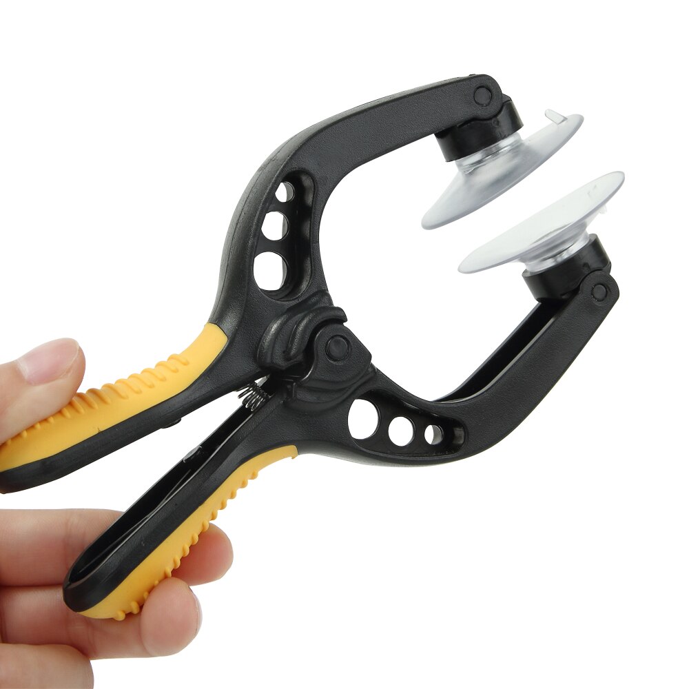 24 in 1 Suction Cup Sucker Pliers Spudger Pry Crowbar Shovel Blade Knife Torx Cross Screw Bolt Screwdriver Bit Soldering Pad Mat