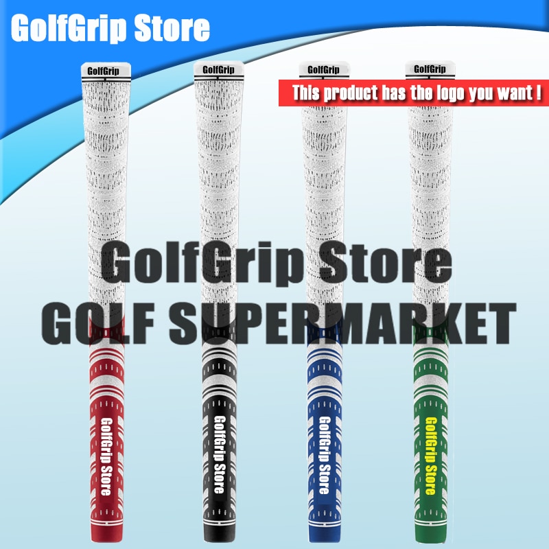 Directe Classic whiteout Golf Grips Standaard Golfclubs Grips Rubber Katoen 13 stks/partij 50g +-3 freeshiping