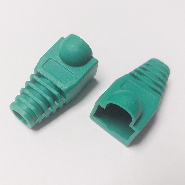 RJ45 CAT6 CAT5e Adapter Cap Ethernet Network Cable Connector Plugs RJ45 Caps Cat 5 protective Sleeve Multicolour 50 100pcs/lot: green / 50m