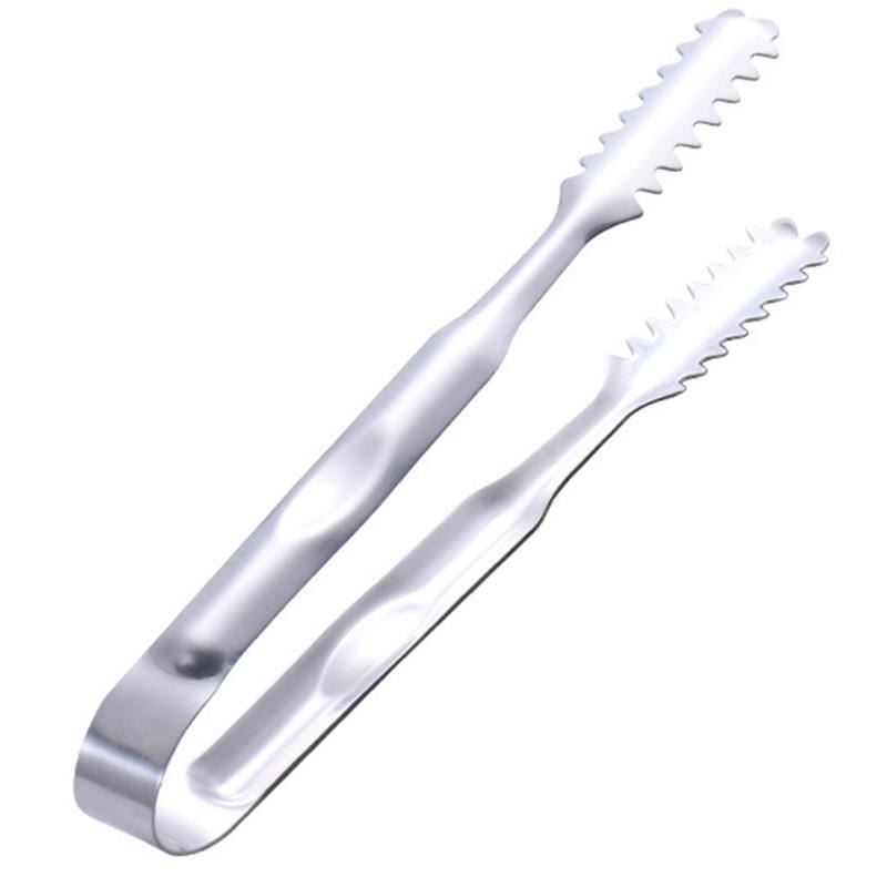 5Inch 7Inch 9Inch Rvs Voedseltangen Keukengerei Anti Warmte Ijs Tang Brood Clip Gebak Klem barbecue Keuken Gereedschap